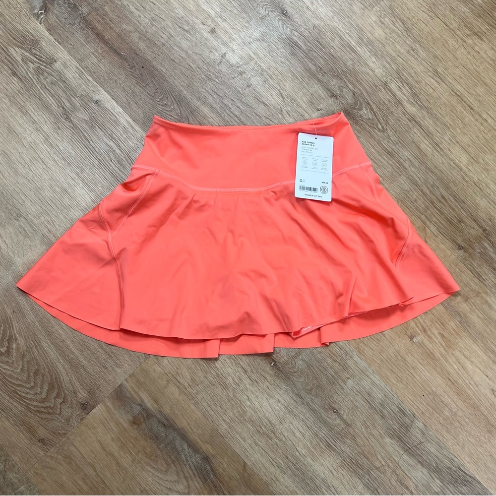 NWT Athleta High Waisted Tennis Skort 13.5”